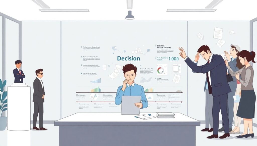 Исторические решения руководства и их долгосрочные эффекты - иллюстрация