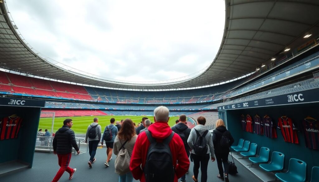 Легендарные стадионы и их атмосфера матч за матчем - иллюстрация