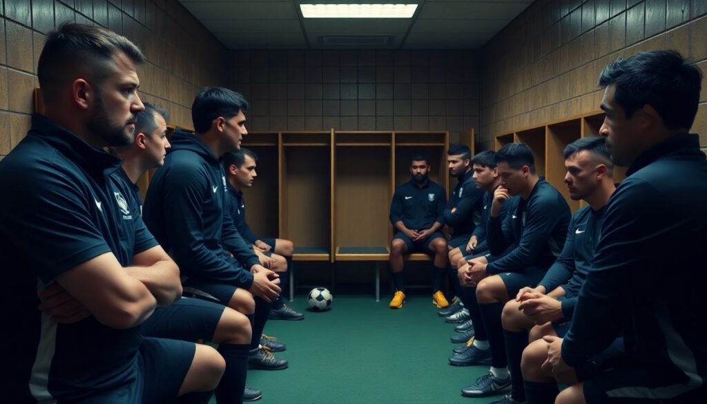 Ритуалы перед матчем и их роль в командной психологии - иллюстрация