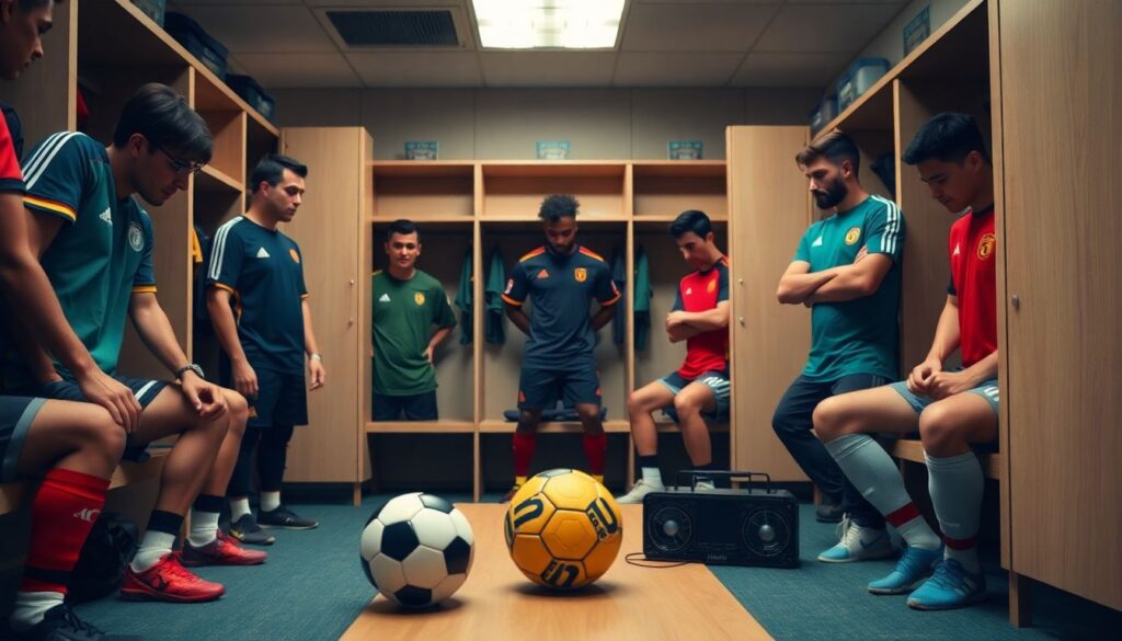 Ритуалы перед матчем и их роль в командной психологии - иллюстрация