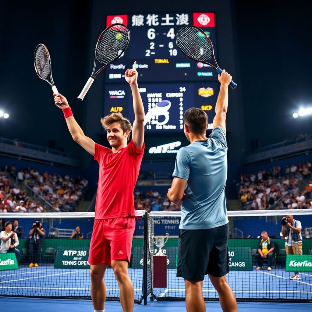 Рублев и Хачанов уступили Музетти и Сонего в парном финале Atp 250 Гонконг