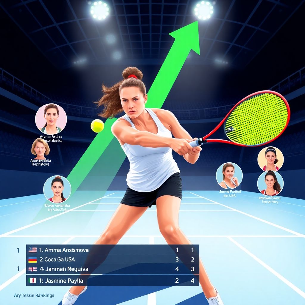 Анастасия Павлюченкова поднялась в рейтинге Wta и приблизилась к топ‑30