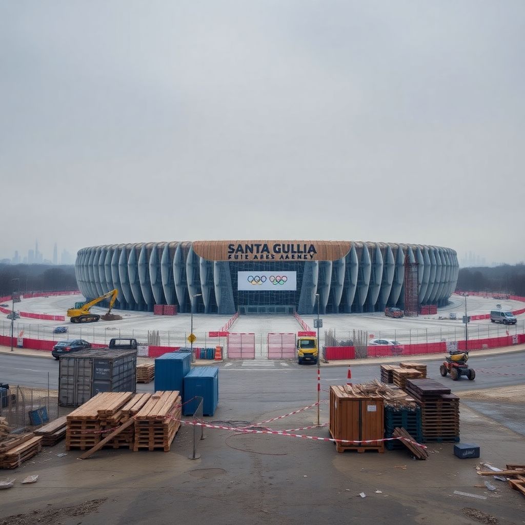 Олимпиада 2026 в Милане: хоккейная арена santa giulia не готова к Играм