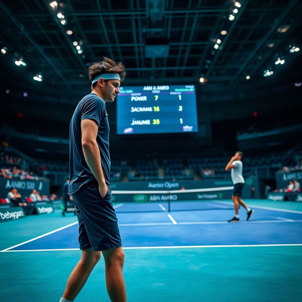 Хачанов уступил Мунару и завершил борьбу в Роттердаме на турнире Atp 500