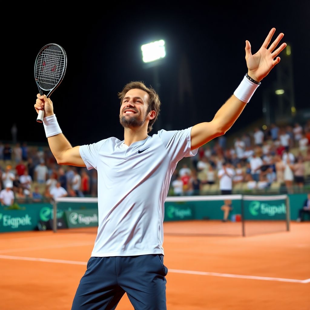 Медведев разгромил Бруксби и вышел в полуфинал Atp 500 в Дубае